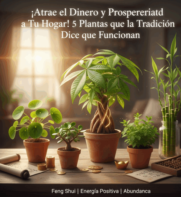 Atrae el Dinero y la Prosperidad a Tu Hogar! 5 Plantas que Funcionan
